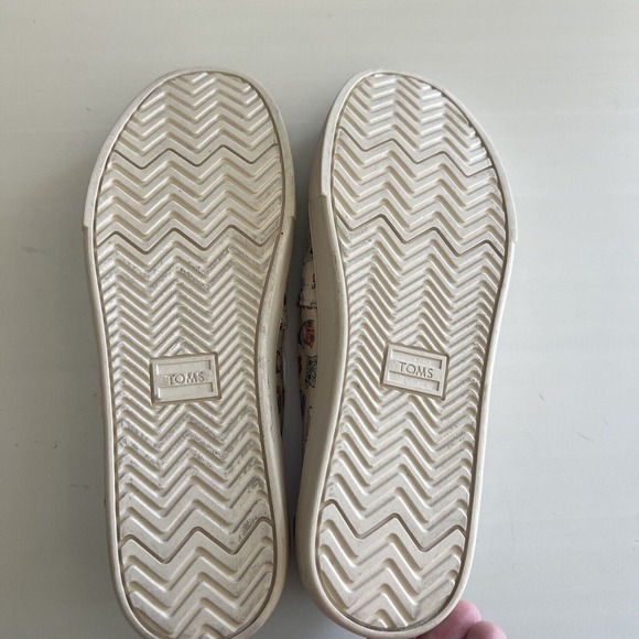 Toms Women Alpargatas Cupsole Canvas OrthoLite Natural Tropical Dog Print‎ 8.5 - Picture 11 of 16